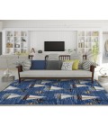 Dalyn Indoor/Outdoor Harbor HA8 Navy Washable 2'6" x 3'10" Rug
