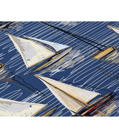 Dalyn Indoor/Outdoor Harbor HA8 Navy Washable 2'6" x 3'10" Rug