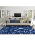 Dalyn Indoor/Outdoor Harbor HA9 Navy Washable 2'6" x 3'10" Rug