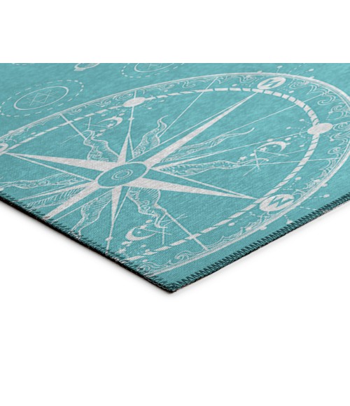 Dalyn Indoor/Outdoor Harbor HA9 Ocean Washable 2'6" x 3'10" Rug