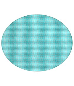 Dalyn Indoor/Outdoor Hinton HN1 Aqua Washable 4' x 4' Rug