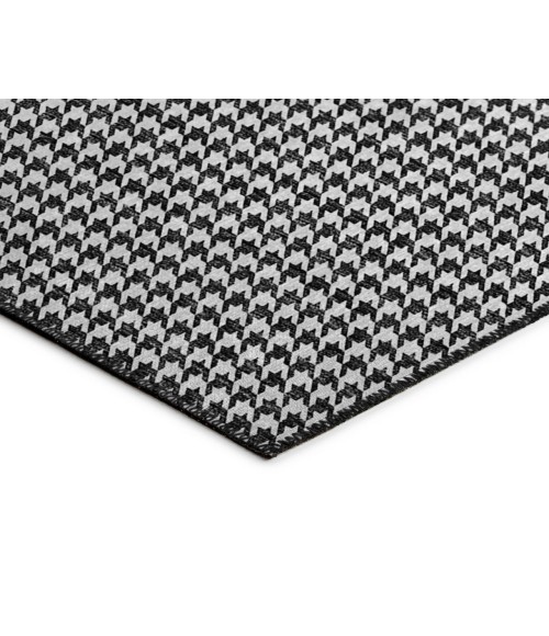 Dalyn Hinton Rug Dalyn Indoor/Outdoor Hinton HN1 Black Washable 10' x 10' Rug