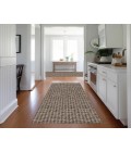 Dalyn Indoor/Outdoor Hinton HN1 Chocolate Washable 2'3" x 10' Rug