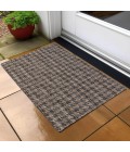 Dalyn Indoor/Outdoor Hinton HN1 Chocolate Washable 1'8" x 2'6" Rug
