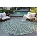 Dalyn Indoor/Outdoor Hinton HN1 Green Washable 4' x 4' Rug
