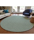 Dalyn Indoor/Outdoor Hinton HN1 Green Washable 4' x 4' Rug