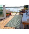 Dalyn Indoor/Outdoor Hinton HN1 Green Washable 2'3" x 12' Rug