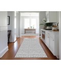 Dalyn Indoor/Outdoor Hinton HN1 Grey Washable 2'3" x 12' Rug
