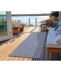 Dalyn Indoor/Outdoor Hinton HN1 Navy Washable 2'3" x 10' Rug