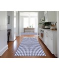 Dalyn Indoor/Outdoor Hinton HN1 Navy Washable 2'3" x 10' Rug