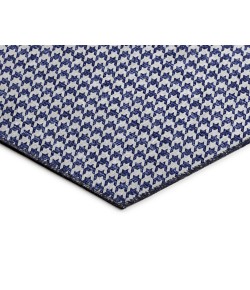 Dalyn Indoor/Outdoor Hinton HN1 Navy Washable 4' x 4' Rug