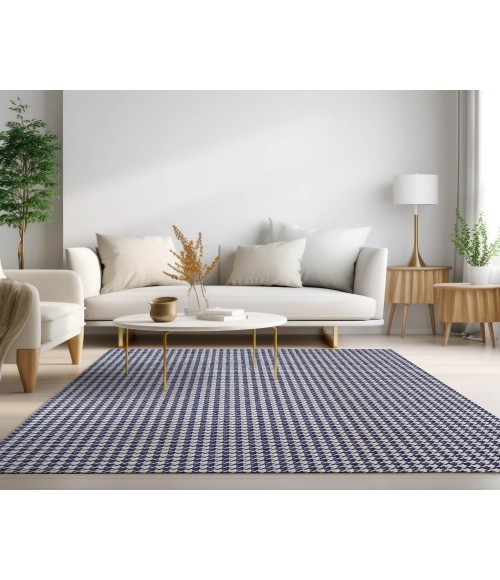 Dalyn Indoor/Outdoor Hinton HN1 Navy Washable 8' x 10' Rug