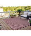 Dalyn Indoor/Outdoor Hinton HN1 Red Washable 3' x 5' Rug
