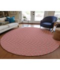 Dalyn Indoor/Outdoor Hinton HN1 Red Washable 6' x 6' Rug