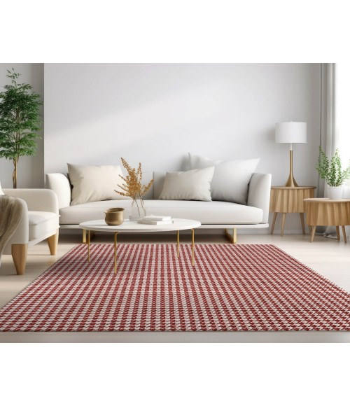 Dalyn Indoor/Outdoor Hinton HN1 Red Washable 3' x 5' Rug