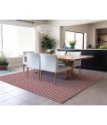 Dalyn Indoor/Outdoor Hinton HN1 Red Washable 3' x 5' Rug