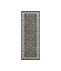 Dalyn Luxury Washable Hatay HY1 Black 2'3" x 7'6" Runner Rug