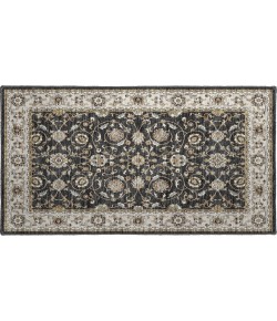 Dalyn Luxury Washable Hatay HY1 Black 1'8" x 2'6" Rug