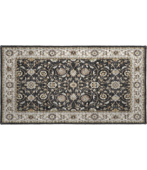 Dalyn Luxury Washable Hatay HY1 Black 1'8" x 2'6" Rug