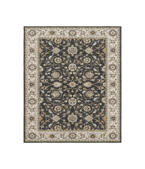 Dalyn Luxury Washable Hatay HY1 Black 3' x 5' Rug