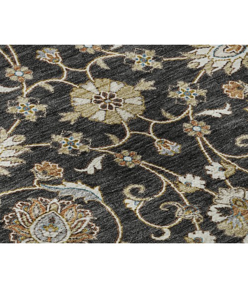 Dalyn Luxury Washable Hatay HY1 Black 3' x 5' Rug