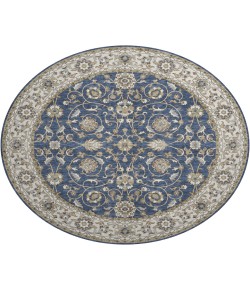 Dalyn Luxury Washable Hatay HY1 Navy 8' x 8' Round Rug