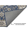 Dalyn Luxury Washable Hatay HY1 Navy 8' x 10' Rug
