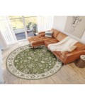 Dalyn Luxury Washable Hatay HY1 Olive 8' x 8' Round Rug