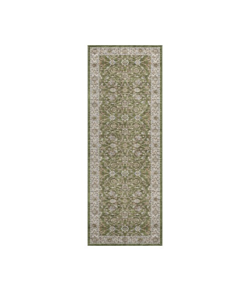 Dalyn Luxury Washable Hatay HY1 Olive 2'3" x 7'6" Runner Rug