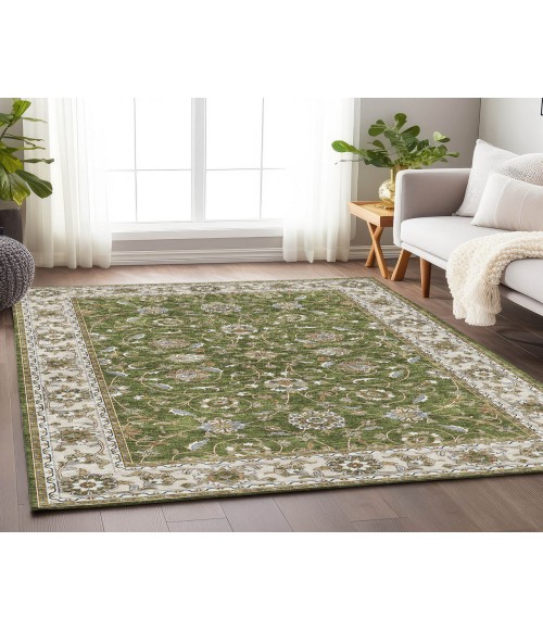 Dalyn Luxury Washable Hatay HY1 Olive 2'6" x 3'10" Rug