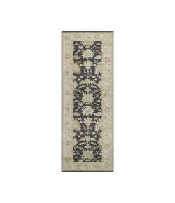 Dalyn Luxury Washable Hatay HY2 Black 2'3" x 7'6" Runner Rug