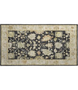 Dalyn Luxury Washable Hatay HY2 Black 1'8" x 2'6" Rug