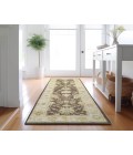 Dalyn Luxury Washable Hatay HY2 Chocolate 2'3" x 7'6" Runner Rug