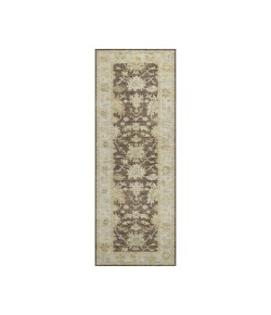Dalyn Luxury Washable Hatay HY2 Chocolate 2'3" x 7'6" Runner Rug