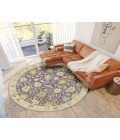 Dalyn Luxury Washable Hatay HY2 Eggplant 8' x 8' Round Rug