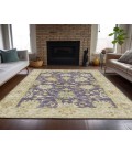 Dalyn Hatay Rug Dalyn Luxury Washable Hatay HY2 Eggplant 10' x 14' Rug