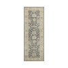 Dalyn Luxury Washable Hatay HY2 Gray 2'3" x 7'6" Runner Rug
