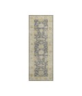 Dalyn Luxury Washable Hatay HY2 Gray 2'3" x 7'6" Runner Rug