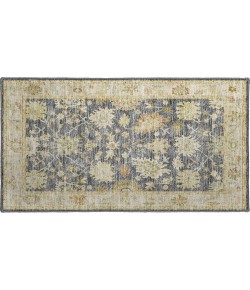 Dalyn Luxury Washable Hatay HY2 Gray 1'8" x 2'6" Rug