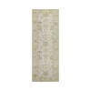 Dalyn Luxury Washable Hatay HY2 Ivory 2'3" x 7'6" Runner Rug