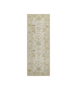 Dalyn Luxury Washable Hatay HY2 Ivory 2'3" x 7'6" Runner Rug