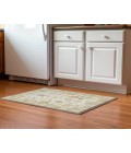 Dalyn Luxury Washable Hatay HY2 Ivory 1'8" x 2'6" Rug