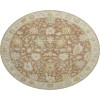 Dalyn Luxury Washable Hatay HY2 Paprika 8' x 8' Round Rug