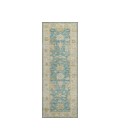 Dalyn Luxury Washable Hatay HY2 Teal 2'3" x 7'6" Runner Rug