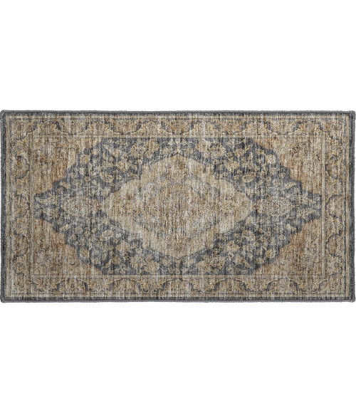 Dalyn Luxury Washable Hatay HY3 Charcoal 1'8" x 2'6" Rug