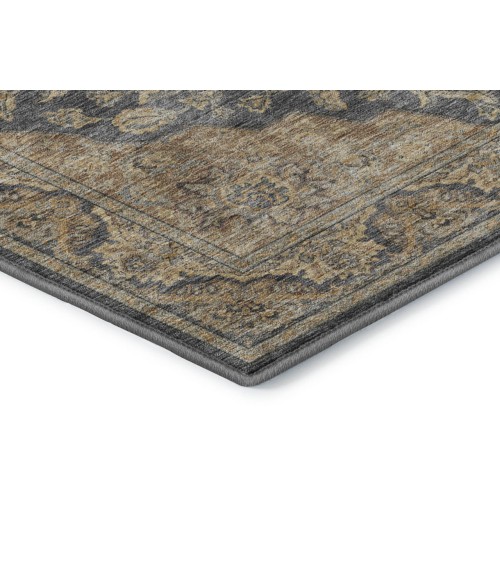 Dalyn Luxury Washable Hatay HY3 Charcoal 2'6" x 3'10" Rug