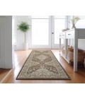 Dalyn Luxury Washable Hatay HY3 Chocolate 2'3" x 7'6" Runner Rug