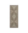 Dalyn Luxury Washable Hatay HY3 Chocolate 2'3" x 7'6" Runner Rug