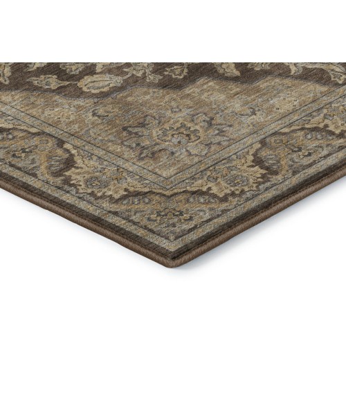 Dalyn Luxury Washable Hatay HY3 Chocolate 1'8" x 2'6" Rug