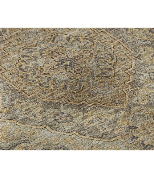 Dalyn Luxury Washable Hatay HY3 Chocolate 1'8" x 2'6" Rug